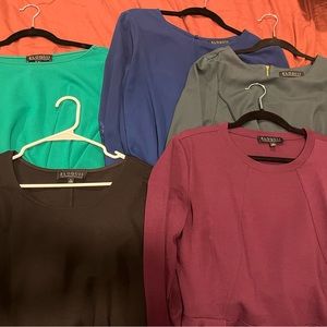 Bundle: Five (5) ELOQUII tops - sizes 14 and 16